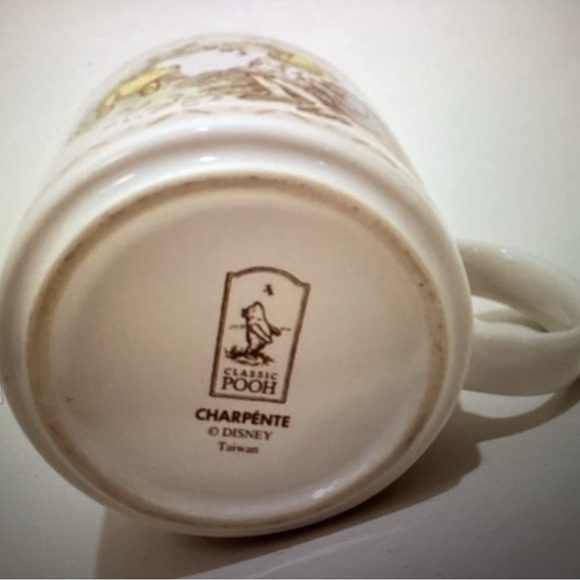 Disney Classic Charpente Winnie the Pooh Piglet Christopher Robin coffee mug - Picture 4 of 6